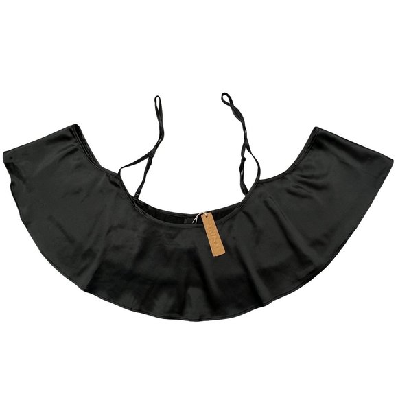 SKIMS‎ Woven Shine Cami Onyx Womens 4X - Picture 3 of 12